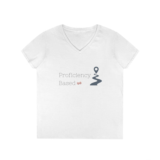 Proficiency Based V-Neck T-Shirt for Spanish Educators