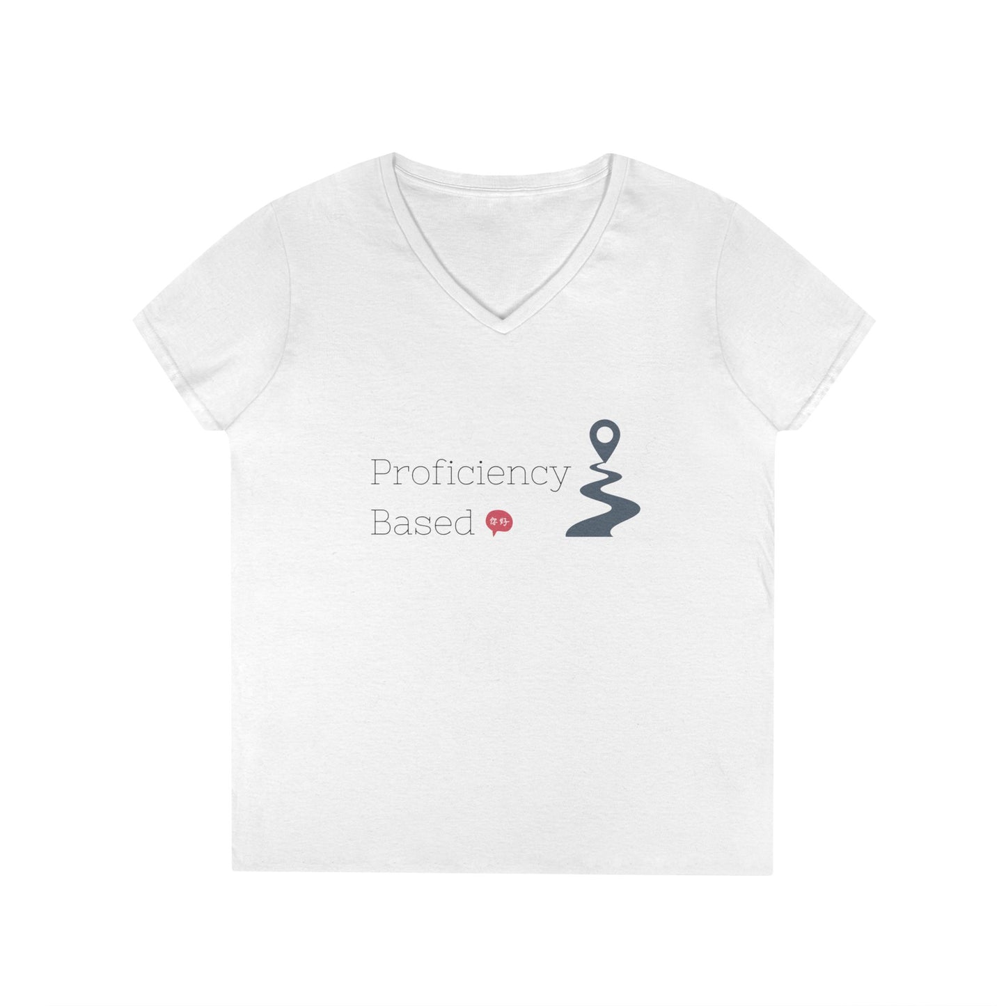 Proficiency Based V-Neck T-Shirt for Chinese Educators
