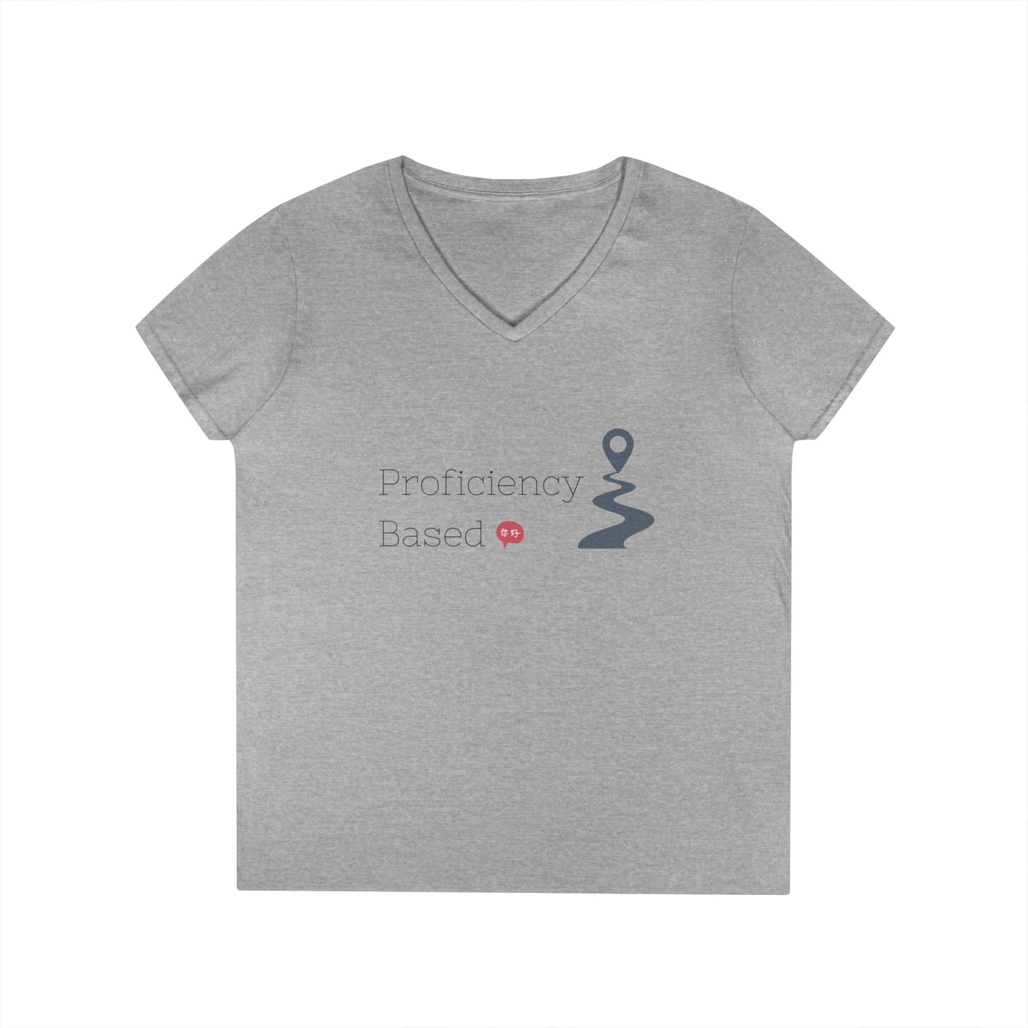 Proficiency Based V-Neck T-Shirt for Chinese Educators