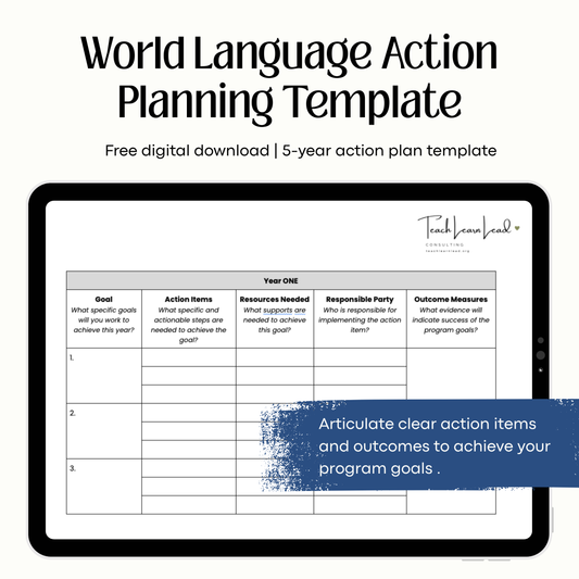 Action Planning Template (Free Download)