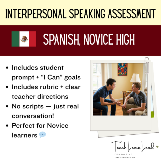 Host Sibling - Interpersonal Speaking Performance Assessment (Spanish, NH)