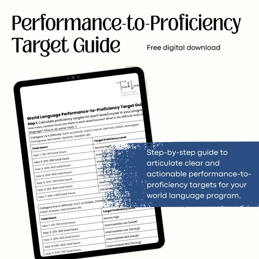 Performance-to-Proficiency Guide (Free Download)