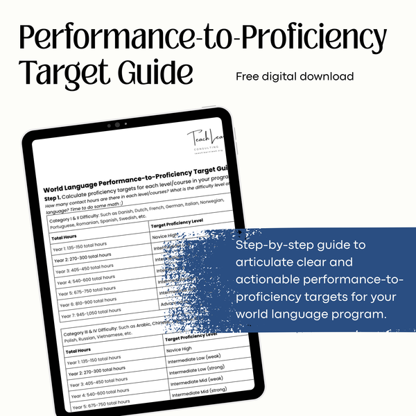 Performance-to-Proficiency Guide (Free Download)