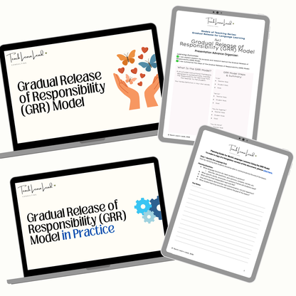 Models of Teaching Series: Gradual Release for Language Learning