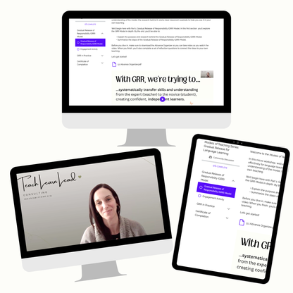 Models of Teaching Series: Gradual Release for Language Learning